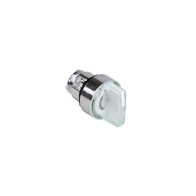 Cabeza selector luminoso blanco ø 22 3 posiciones con retorno ref. ZB4BK1813 Schneider Electric [PLAZO 3-6 SEMANAS]