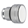 white flush pushbutton head Ø22 spring return unmarked ref. ZB4BP183 Schneider Electric [PLAZO 3-6 SEMANAS]