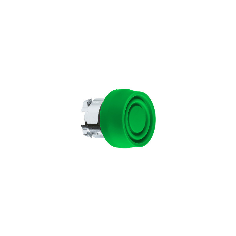 Cabeza pulsador con capuchón verde ø 22 ref. ZB4BP3S Schneider Electric [PLAZO 3-6 SEMANAS]