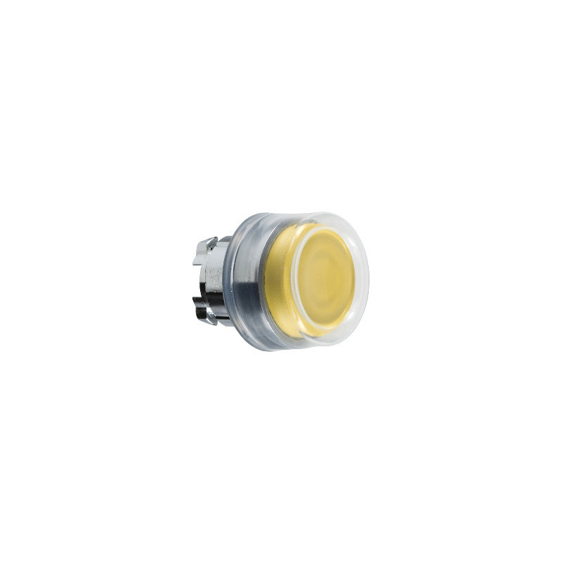 Cabeza pulsador saliente amarillo ø 22 ref. ZB4BP5 Schneider Electric