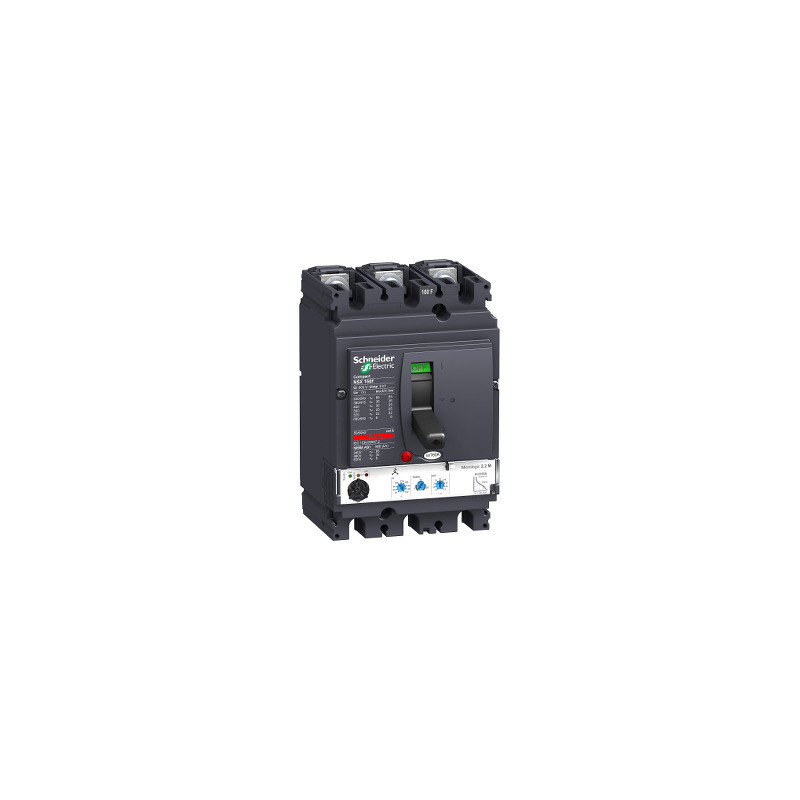 Interruptor automático Compact NSX160F - Micrologic 2.2 - 100 A - 3 polos 3R ref. LV430771 Schneider Electric [PLAZO 3-6 SEMANAS