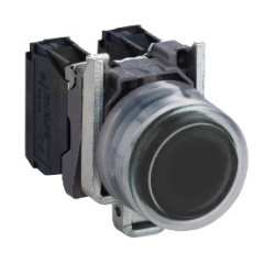 Pulsador saliente negro ø 22 - 1NA ref. XB4BP21 Schneider Electric [PLAZO 3-6 SEMANAS]