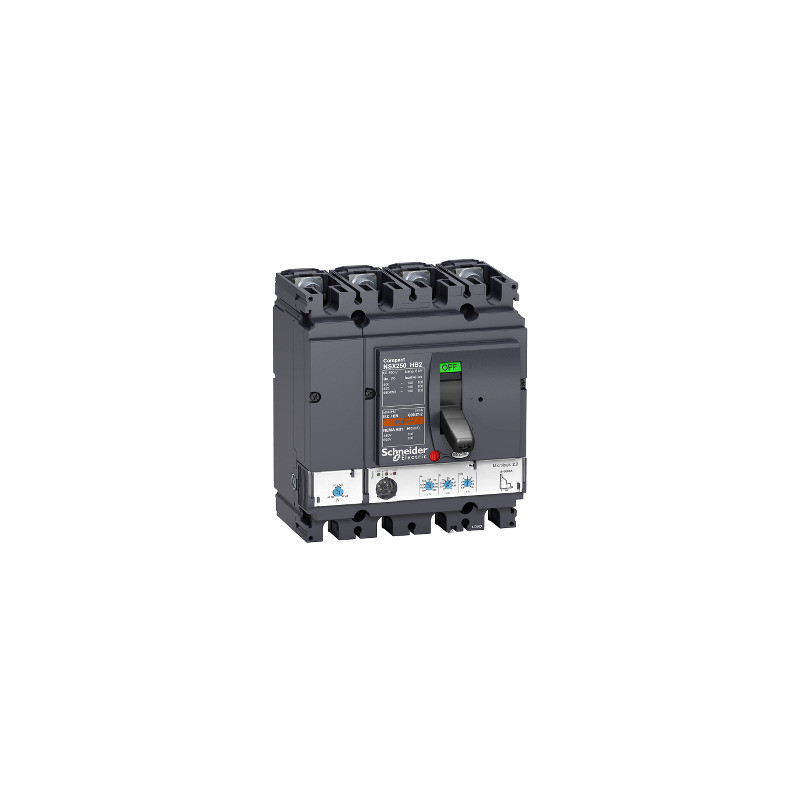 Interruptor automático Compact NSX100HB2 - Micrologic 2.2 - 100 A - 4 polos 4R ref. LV433333 Schneider Electric [PLAZO 8-15 DIAS