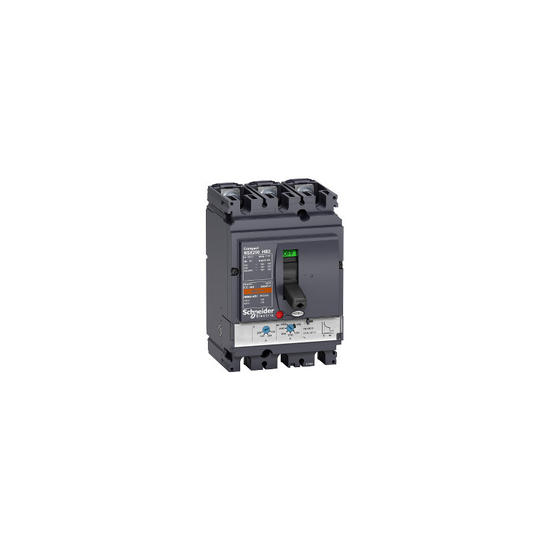 Interruptor automático Compact NSX250HB2 - TMD - 125 A - 3 polos 3R ref. LV433486 Schneider Electric [PLAZO 3-6 SEMANAS]