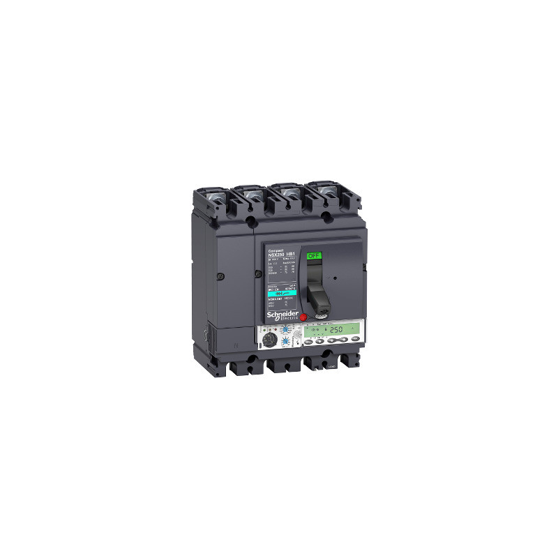 Interruptor automático Compact NSX250HB1 - Micrologic 5.2 E - 100 A - 4 polos 4R ref. LV433549 Schneider Electric [PLAZO 8-15 DI