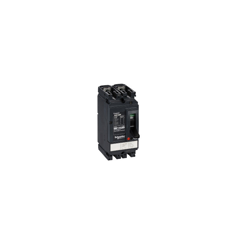 Interruptor automático Compact NSX100F - TMD - 100 A - 2 polos 2d ref. LV438600 Schneider Electric [PLAZO 3-6 SEMANAS]