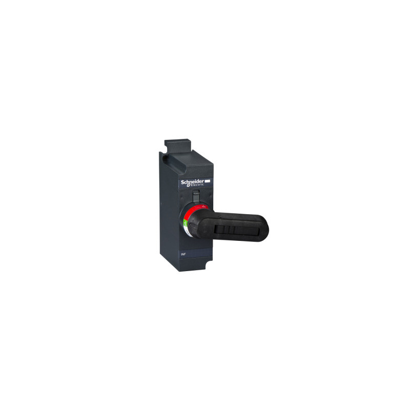 manija rotativa frontal - para Fupact INFB200 & INF40 hasta 160 - mango negro ref. LV480530 Schneider Electric [PLAZO 3-6 SEMANA