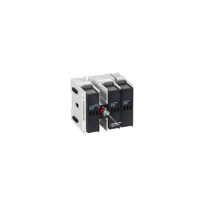 Cuerpo del interruptor seccionador de fusible INFC 3P 3F-NFC-32A-empuñad frontal ref. LV480650 Schneider Electric [PLAZO 8-15 DI