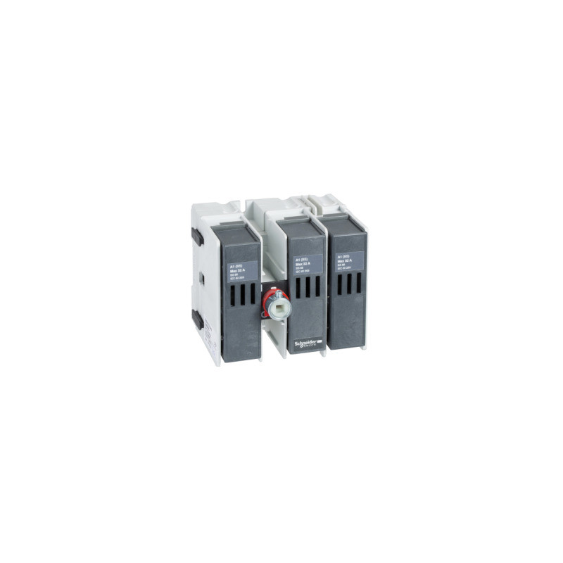Switch-disconnector fuse body INFC 3 poles 3F - NFC - 32 A- front handle ((*)) ref. LV480656 Schneider Electric [PLAZO 8-15 DIAS