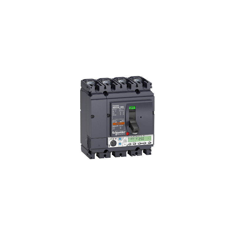 Interruptor automático Compact NSX250HB2 - Micrologic 6.2 E - 250 A - 4 polos 4R ref. LV433589 Schneider Electric [PLAZO 8-15 DI