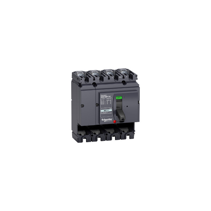 Bloque de corte Compact NSX100F DC - 100 A - 4 polos - fijo ref. LV438008 Schneider Electric [PLAZO 3-6 SEMANAS]