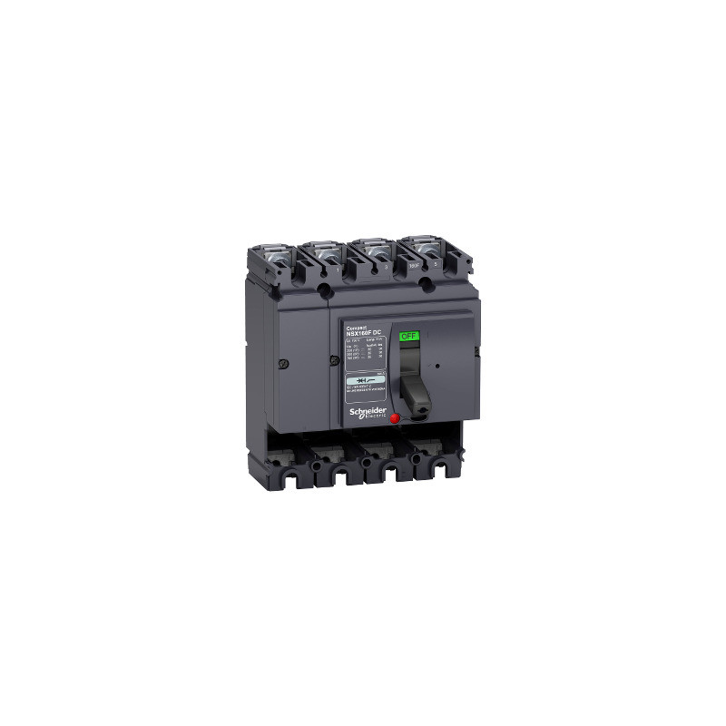 Bloque de corte Compact NSX160F DC - 160 A - 4 polos ref. LV438108 Schneider Electric [PLAZO 3-6 SEMANAS]