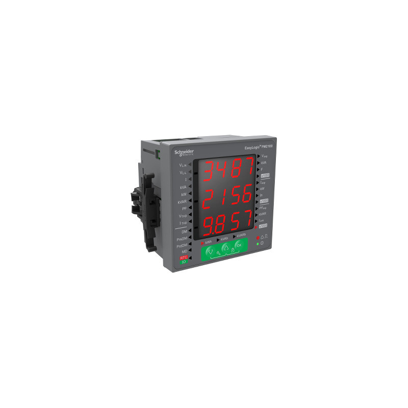 PowerLogic® PM2X30 - Módulo I / O - Digital - 2 entradas + 2 salidas de relés ref. METSEPM2KDGTLIO22 Schneider Electric [PLAZO 8