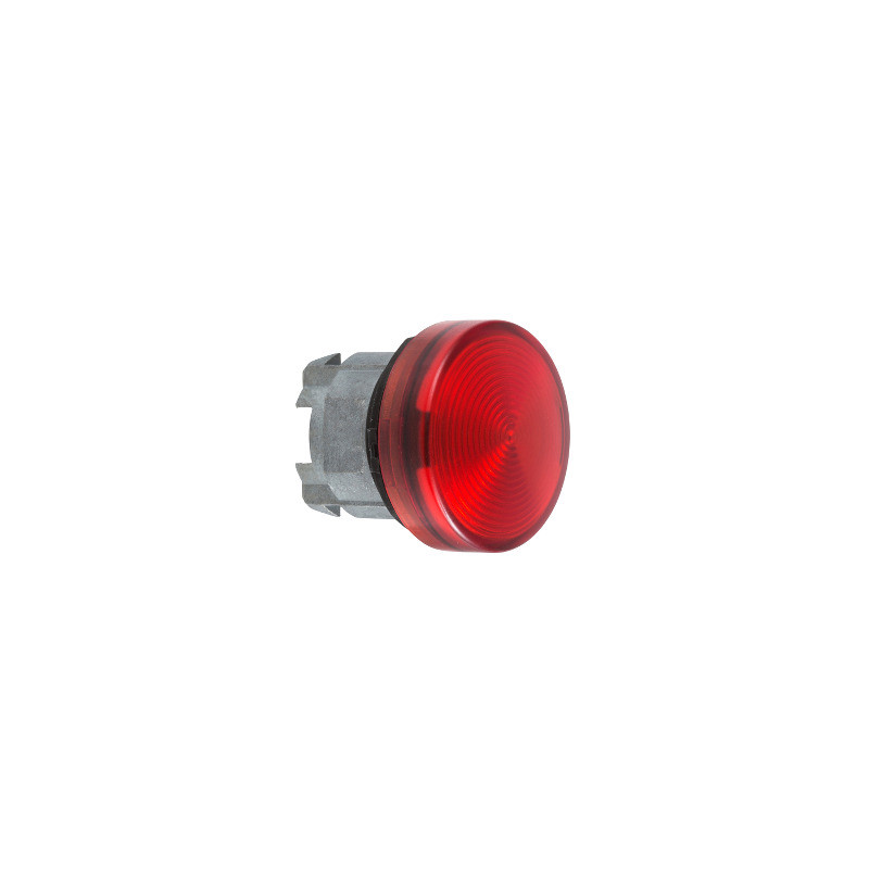 Cabeza piloto luminoso rojo ø22 lente plana led ref. ZB4BV043E Schneider Electric [PLAZO 3-6 SEMANAS]