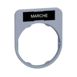 PORTAETIQ.FLUSH 30x40MM CON ETIQ. MARCHE" COL.BL." ref. ZBYF2103C1 Schneider Electric [PLAZO 3-6 SEMANAS]