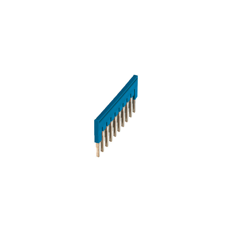 Puente enchufable NSYTR 10 pts. para terminales de 4 mm² - azul ref. NSYTRAL410BL Schneider Electric [PLAZO 3-6 SEMANAS]
