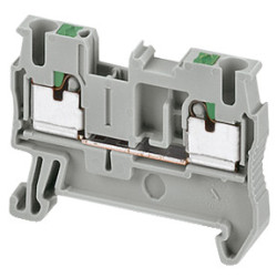 Bloque de terminales de paso - 2,5 mm² 24 A nivel único 1x1 Push-in - naranja ref. NSYTRP22AR Schneider Electric [PLAZO 8-15 DIA