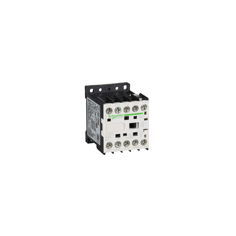 TeSys K contactor - 3P - AC-3 <= 440 V 6 A - 1 NO aux. - 24 V DC low ref. LC1K06106BLS207 Schneider Electric [PLAZO 3-6 SEMANAS]