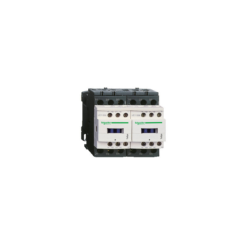 TeSys D - Contactor inversor 4P(4NA) AC-1 <=440 V 200 A - bobina 220 V CA ref. LC2D115004M5 Schneider Electric [PLAZO 3-6 SEMANA
