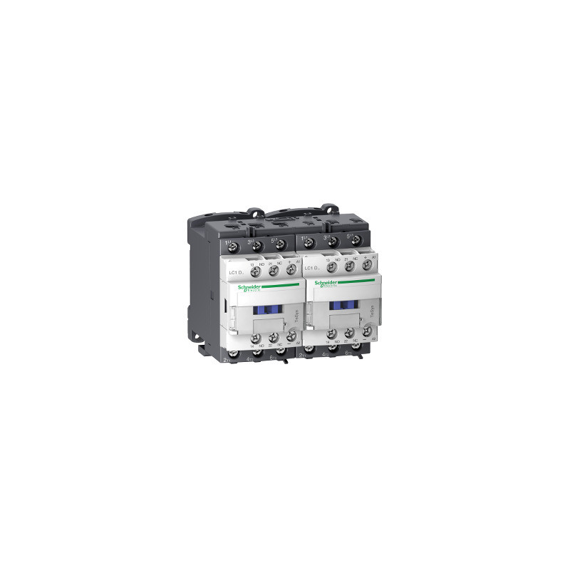 TeSys D - Contactor inversor 3P AC-3 - <=440 V 18 A - bobina 24 VCD - Antip ref. LC2D18BL Schneider Electric [PLAZO 3-6 SEMANAS]