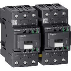 TeSys D Contactor inversor - 3P - <= 440 V - 40 A AC-3 - 24...60 V AC/DC ref. LC2D40ABNE Schneider Electric [PLAZO 3-6 SEMANAS]