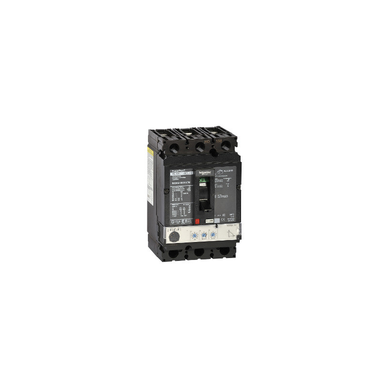 PowerPact multistandard - H-Frame - 100 A - 25 KA - Micrologic 3.0 trip unit ref. NHDF36100U31XTW Schneider Electric [PLAZO 8-15