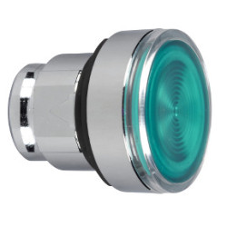 Cabeza pulsador luminoso verde led ø22 ref. ZB4BW333S Schneider Electric [PLAZO 3-6 SEMANAS]