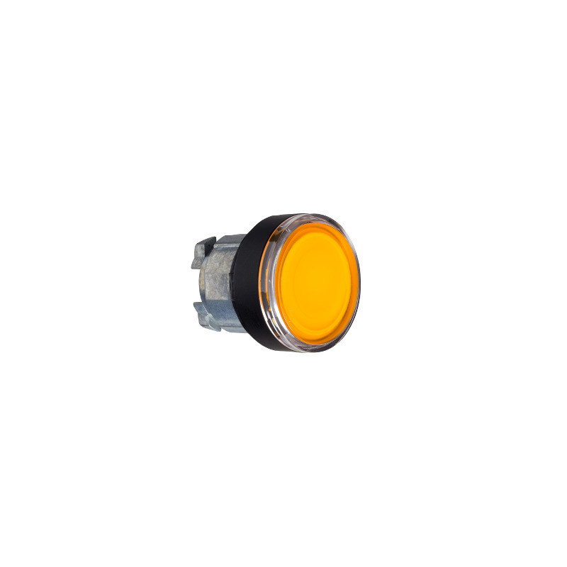 Cabeza pulsador luminoso naranja ø 22 para lámpara BA9s ref. ZB4BW357 Schneider Electric [PLAZO 3-6 SEMANAS]