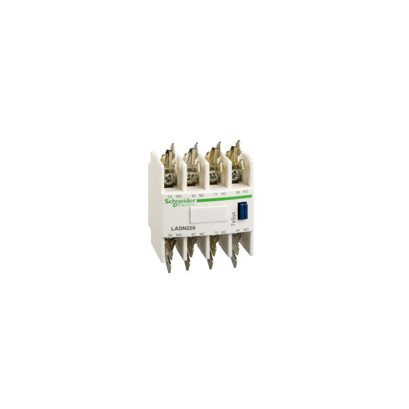 TeSys D - Bloque de contactos aux - 2 NA + 2 NC - conexión Faston ref. LADN229 Schneider Electric [PLAZO 3-6 SEMANAS]