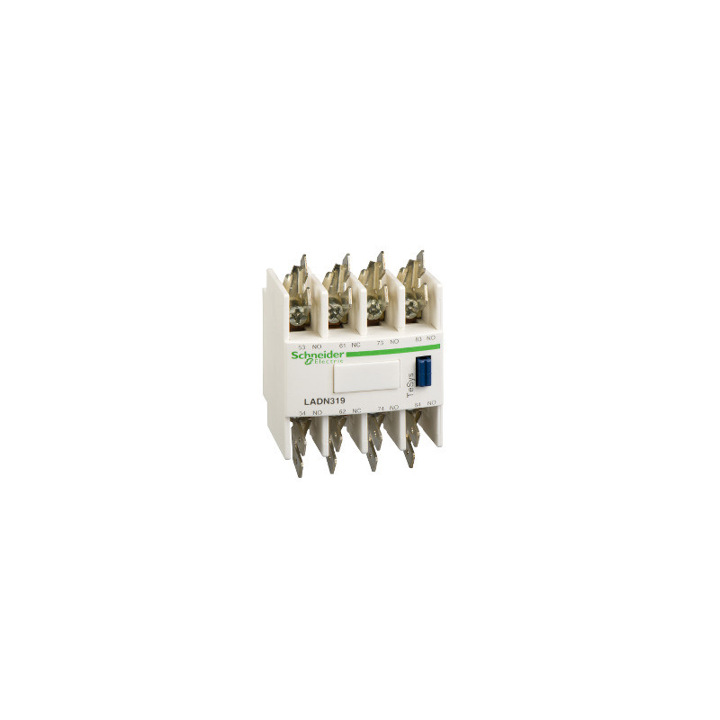 TeSys D - Bloque de contactos aux - 3 NA + 1 NC - conexión Faston ref. LADN319 Schneider Electric [PLAZO 3-6 SEMANAS]