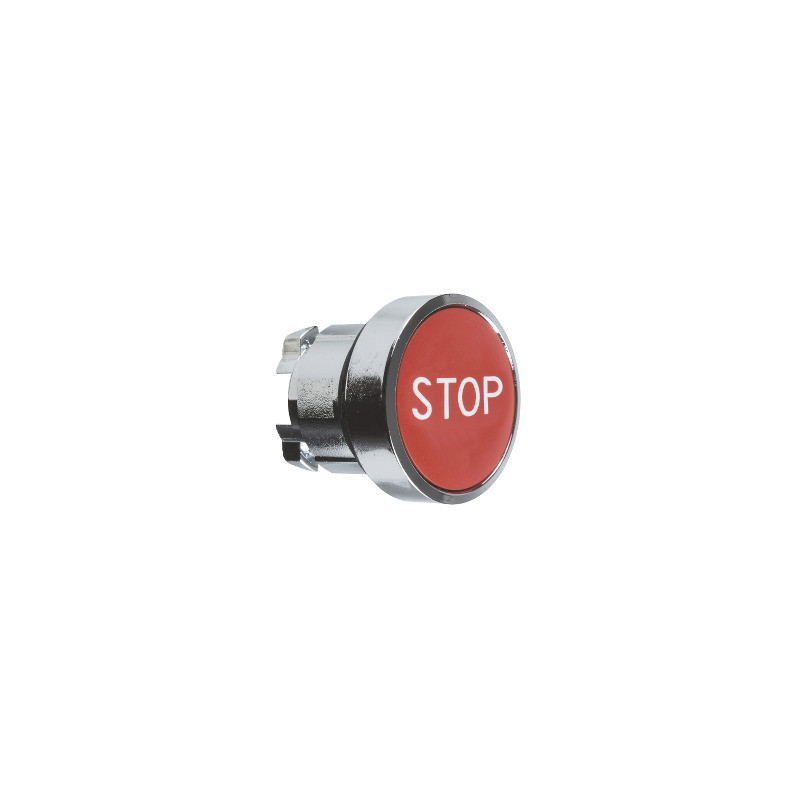 Cabeza pulsador rojo ø 22 stop"" ref. ZB4BA434 Schneider Electric [PLAZO 3-6 SEMANAS]