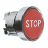 Cabeza pulsador rojo ø 22 stop"" ref. ZB4BA434 Schneider Electric [PLAZO 3-6 SEMANAS]