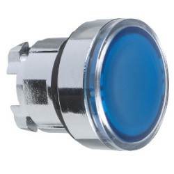 Cabeza pulsador luminoso azul ø 22 ref. ZB4BA68 Schneider Electric [PLAZO 3-6 SEMANAS]