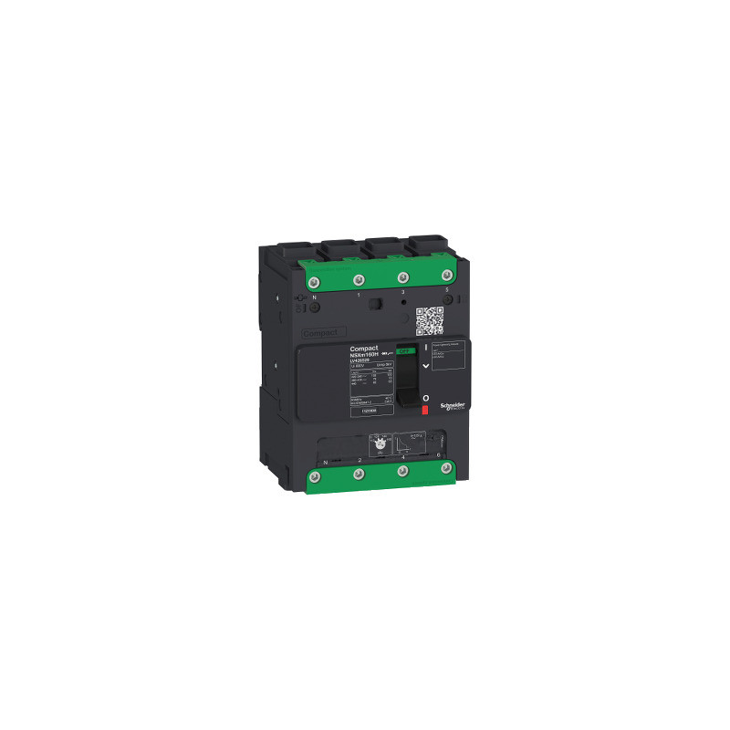 interruptor automático Compact NSXm 100A 4P 25kA a 380/415V(IEC) Borne EverLink ref. LV426227 Schneider Electric [PLAZO 8-15 DIA