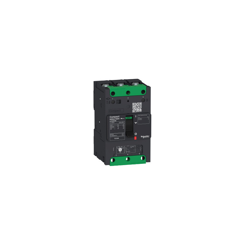 interruptor automático Compact NSXm 160A 3P 36kA a 380/415V(IEC) Borne tornillo ref. LV426359 Schneider Electric [PLAZO 8-15 DIA
