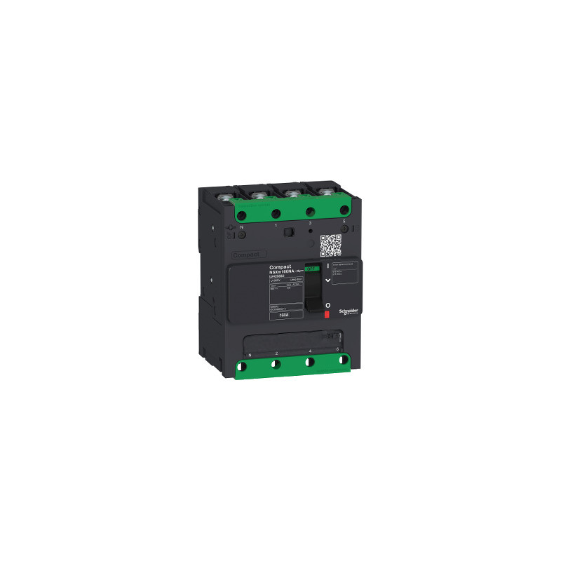 switch disconnector Compact NSXm NA, 4P, 50A rating, compression lugs and busbar connectors ref. LV426660 Schneider Electric [PL