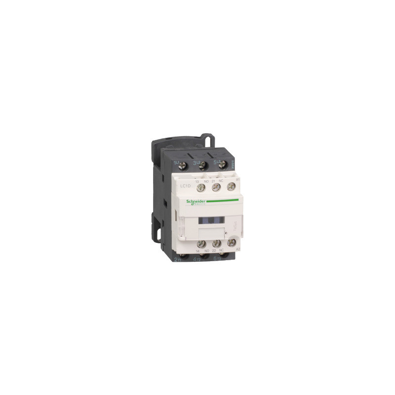 TeSys D - Contactor - 3P AC-3 - <=440 V 9 A - bobina 240 VCA - anillo ref. LC1D096U7 Schneider Electric [PLAZO 3-6 SEMANAS]