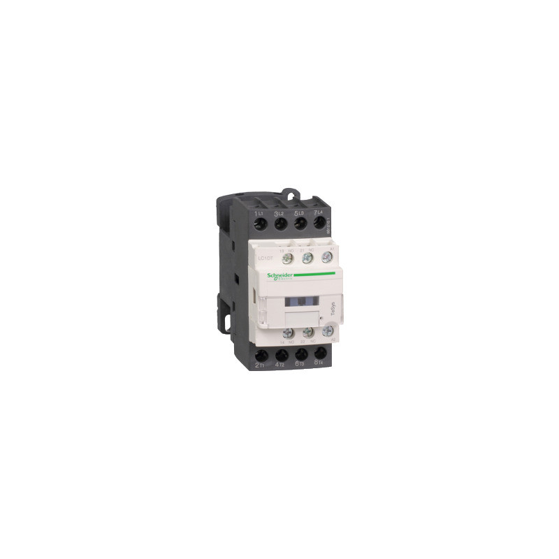 TeSys D contactor - 4P - AC-1 - 25 A - 110 V DC ref. LC1DT256FDS207 Schneider Electric [PLAZO 3-6 SEMANAS]