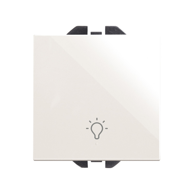 Pulsador con grabado Luz 10A  Simon