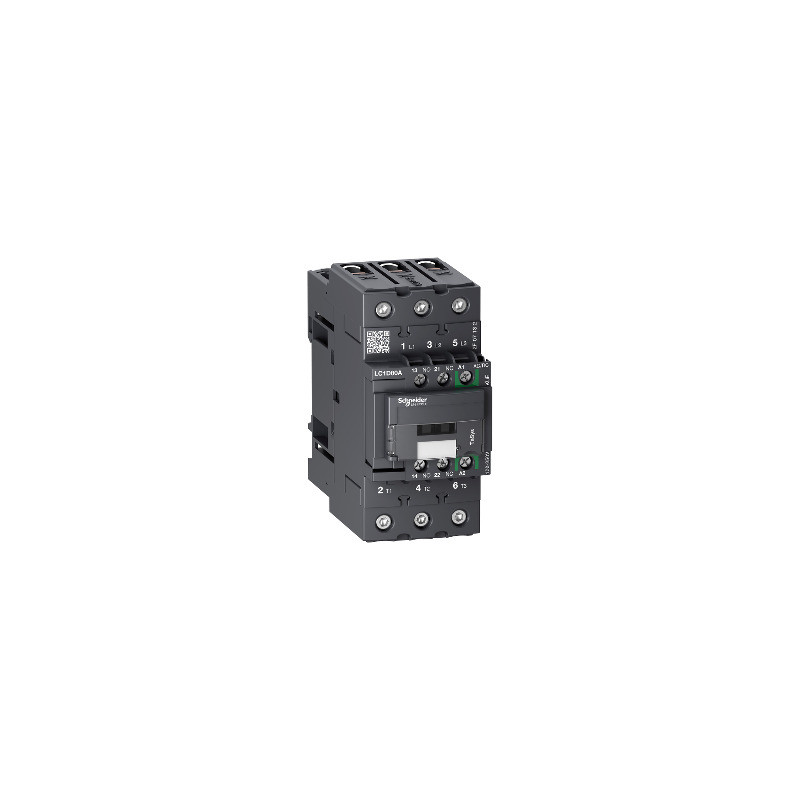 TeSys D contactor 3P 80A AC-3 hasta 440V bobina 100-250V AC/DC ref. LC1D80AKUE Schneider Electric [PLAZO 3-6 SEMANAS]