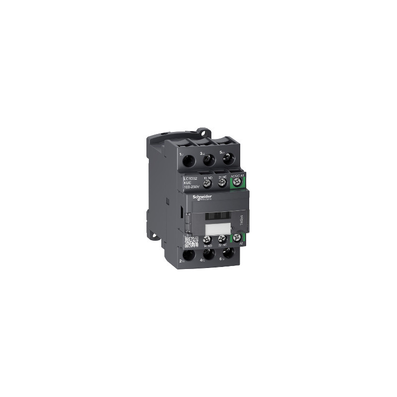 TeSys D Contactor - 3P - <= 440 V - 32 A AC-3 - 100...250 V AC/DC ref. LC1D32KUE Schneider Electric [PLAZO 3-6 SEMANAS]