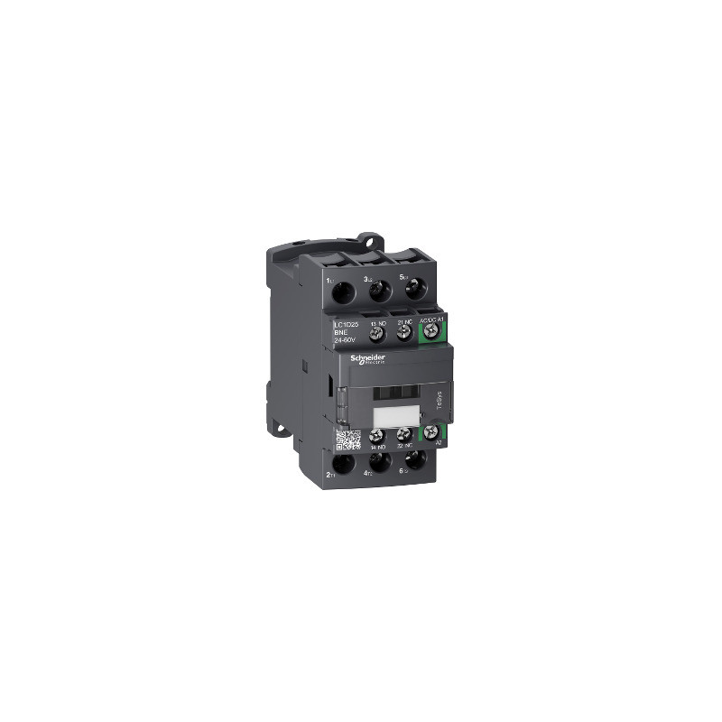 TeSys D Contactor - 3P - <= 440 V - 25 A AC-3 - 24...60 V AC/DC ref. LC1D25BNE Schneider Electric [PLAZO 3-6 SEMANAS]