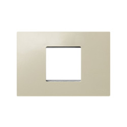 PLACA AMERICANA MARFIL 2 MÓD. ESTRECHOS Simon