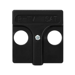 TAPA 45X45 MM PARA R-TV SAT GRAFITO Simon