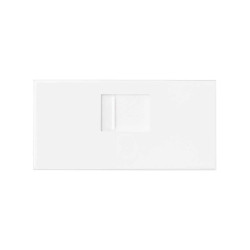 Tapa v&d plana CG para 1 RJ45 Simon