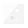Tapa para toma R-TV+SAT con RJ45 2M Simon