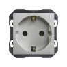 Base de enchufe Schuko emborn. Tornillo Simon