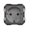 Base de enchufe Schuko emborn. Tornillo Simon