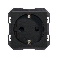 Base de enchufe Schuko emborn. Tornillo Simon