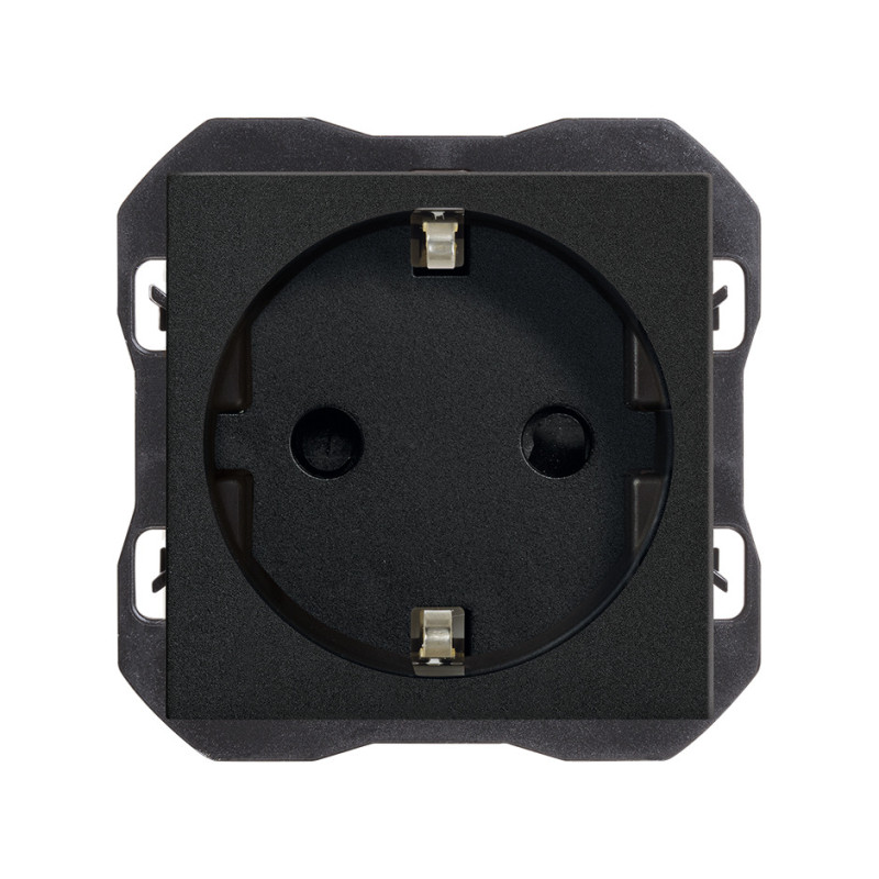 Base de enchufe Schuko emborn. Tornillo Simon